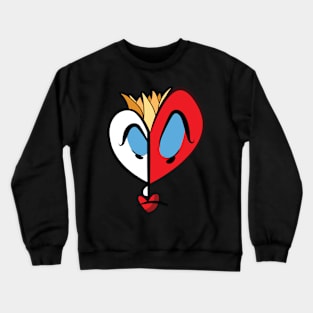 Queen Of Hearts Crewneck Sweatshirt